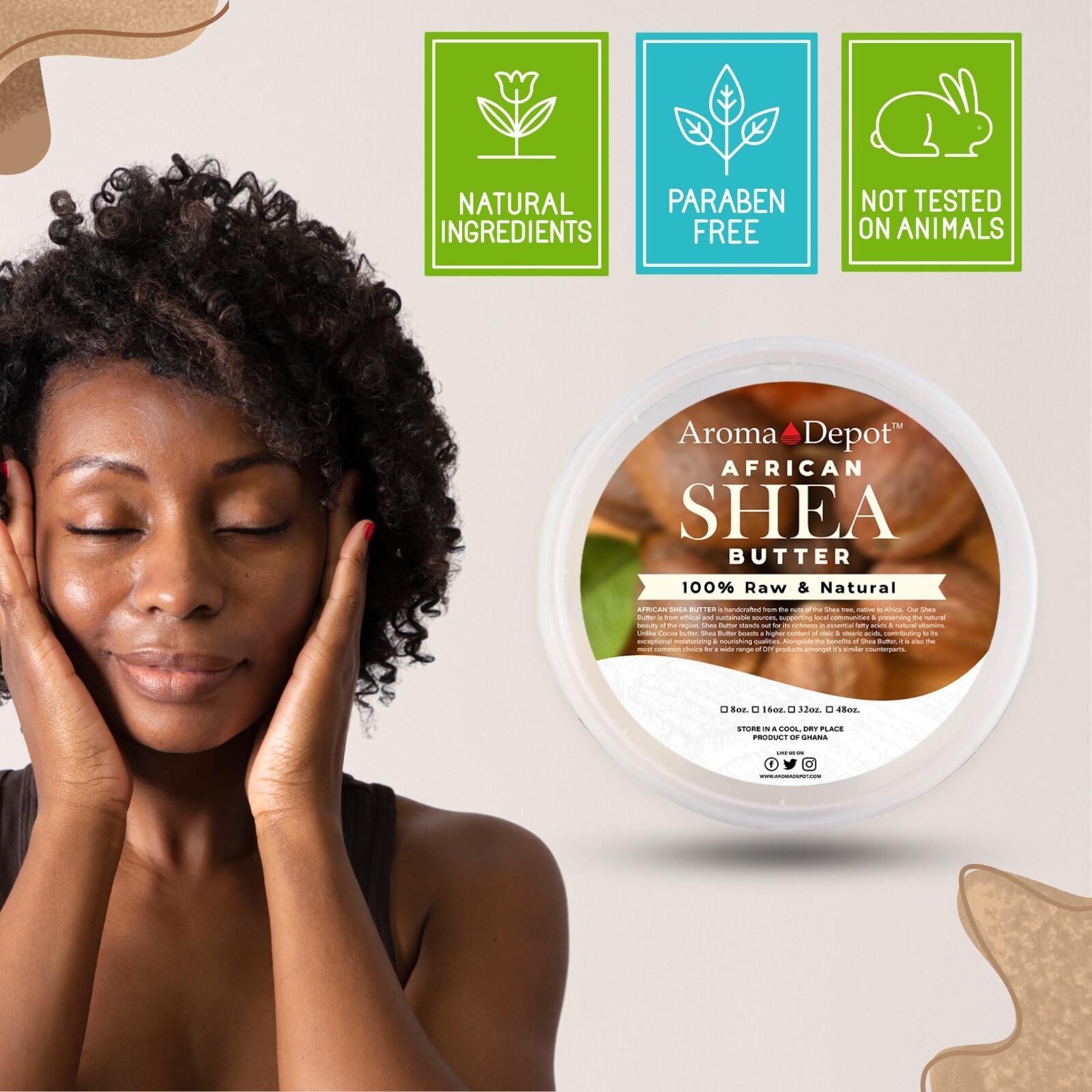 Shea Butter 8 oz. Cocoa Butter, Mango Butter, Kokum Butter Soap Paste 6 PACK