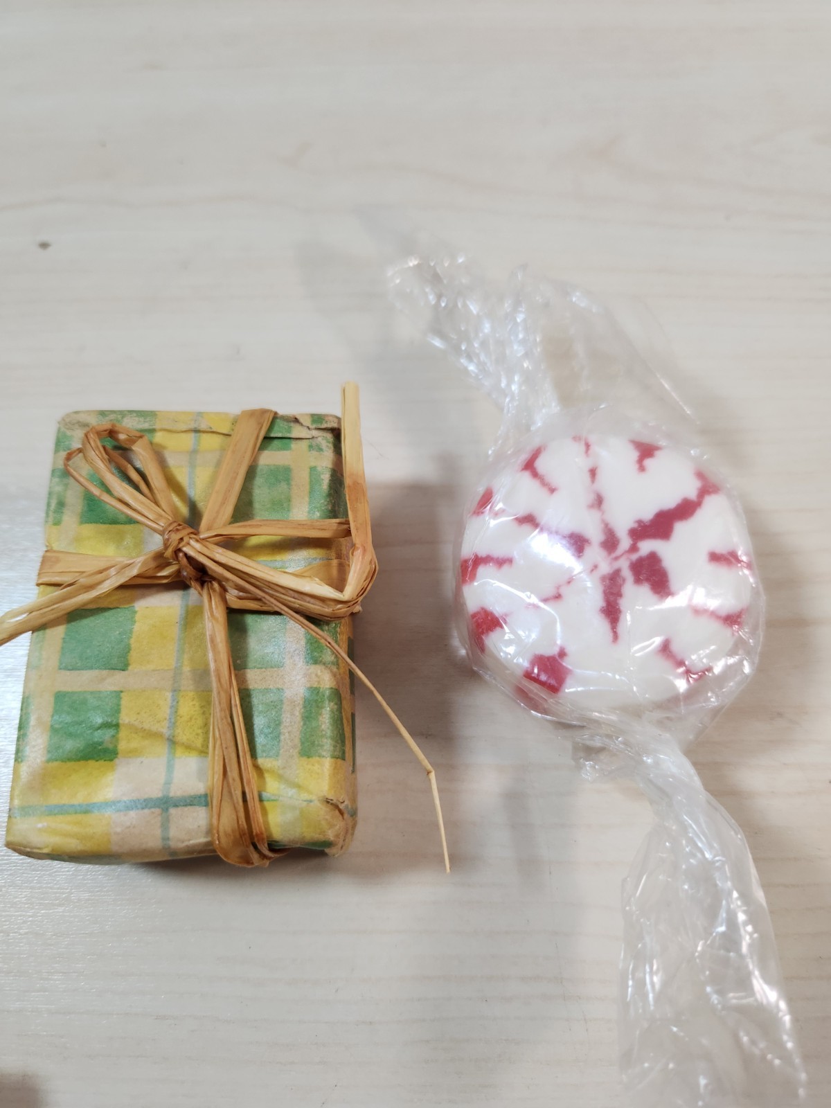 Vintage Handmade Bar Soap Lot 8pc Glycerin & Regular Multi Scent Farmhouse Decor