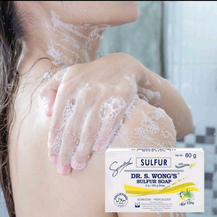 DR. S Wong’s Sulfur Soap with Aloe Vera 80g for pimples other skin problems New!