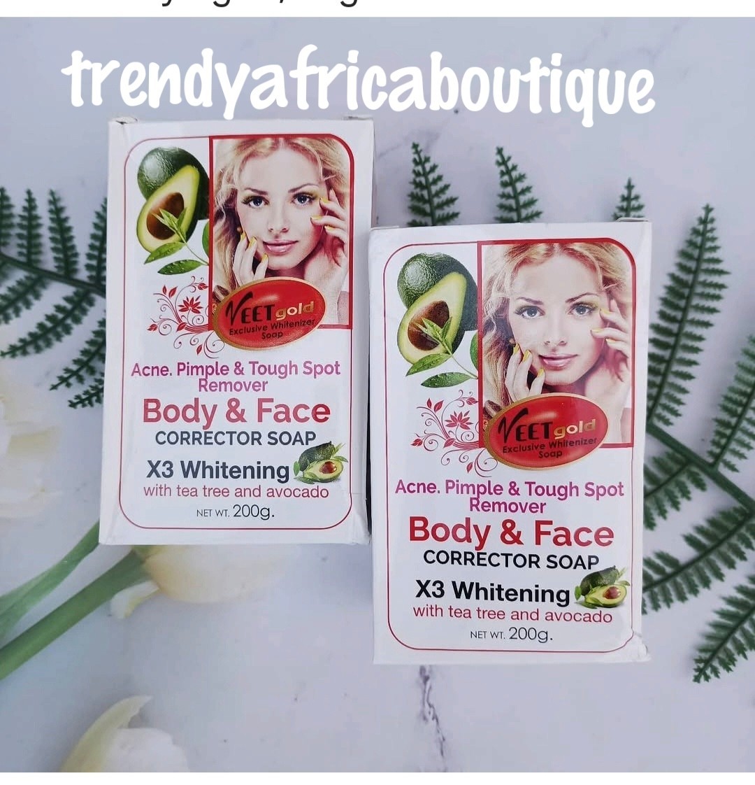 1 Soap Veetgold Exclusive Whitenizer Soap. Body & Face Corrector Soap 200g X 1