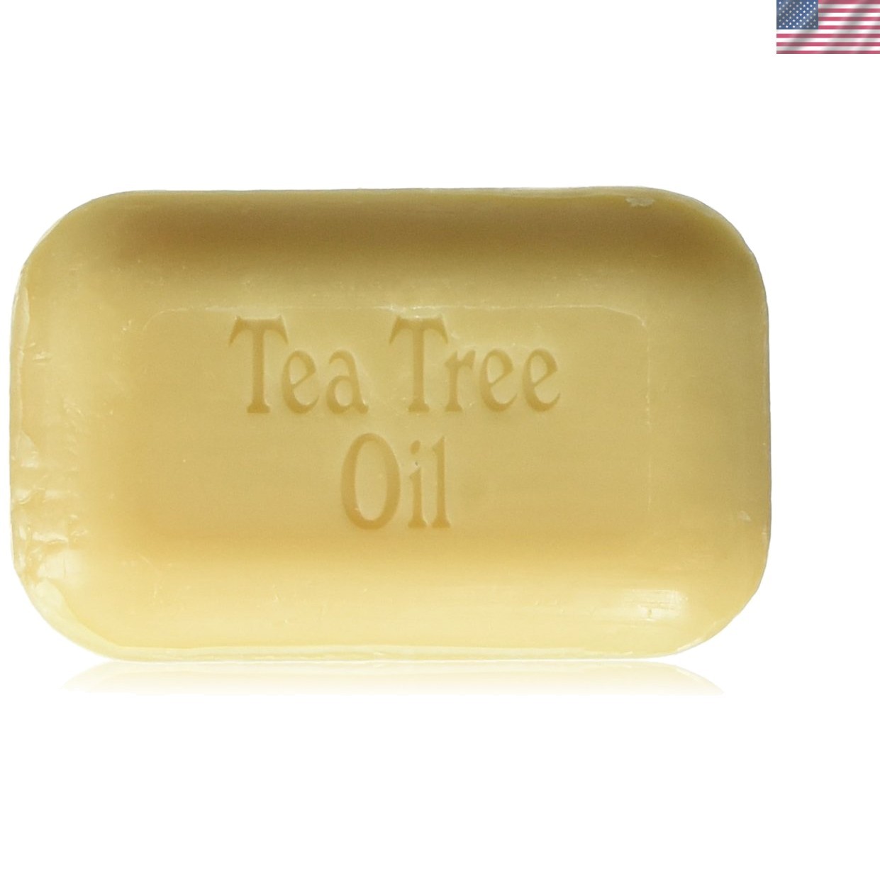 All-Natural Tea Tree Oil Soap Bar, 3.8 oz Each – Pack of 2 for Sensitive Skin