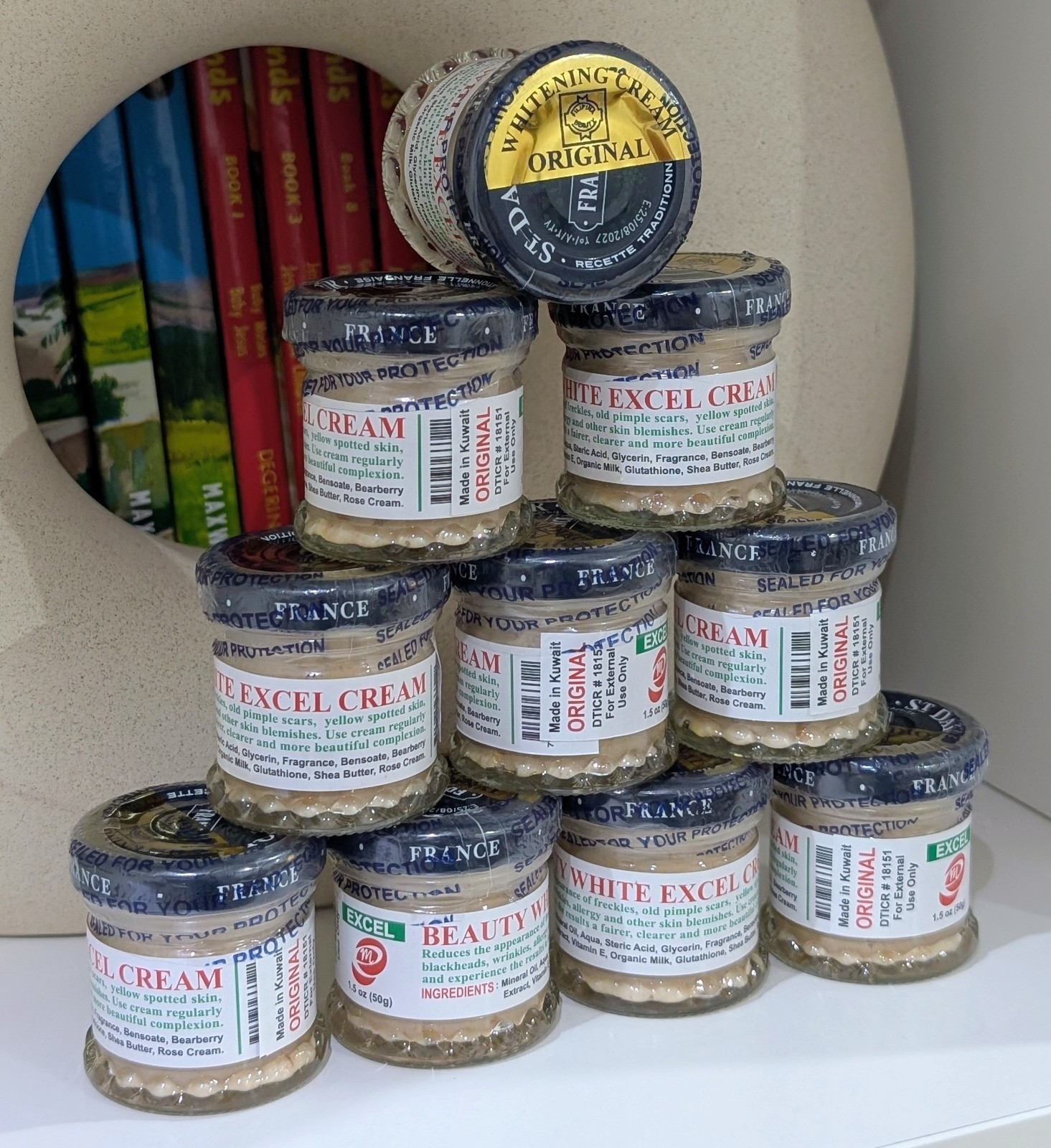 10 Jars Dalfour Excel Cream