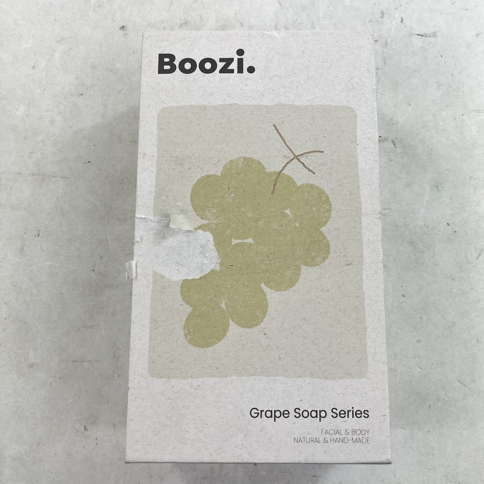 Boozi Grape Soap Facial & Body Natural Hand Made Decorative Vine