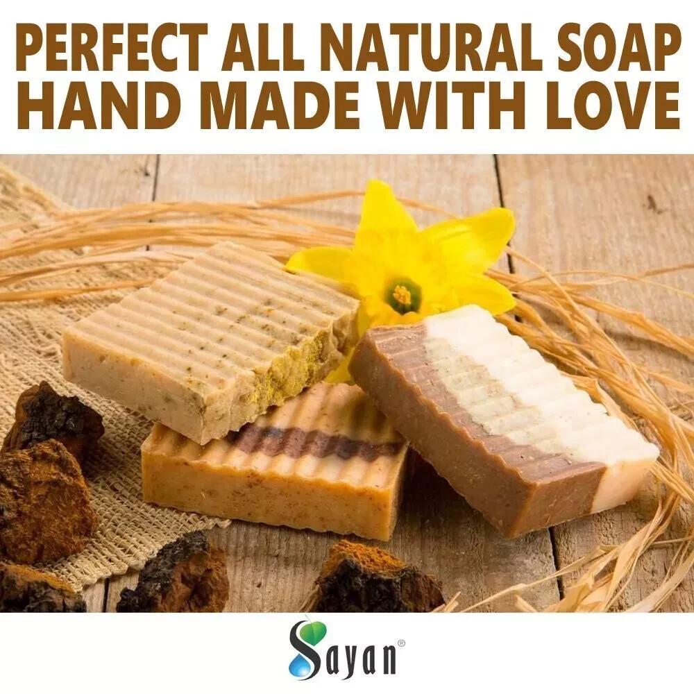 Chaga Mushroom Natural Soap Bar Best Exfoliating For Dry Skin Spices Red Wine