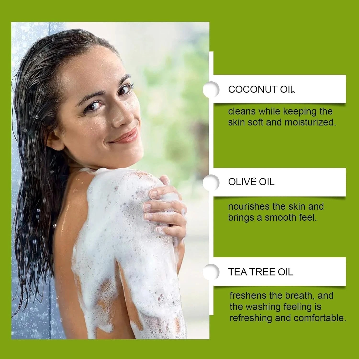 Antifungal Relief Soap Bar, Tea Tree Oil Soap, Natural Foot & Body Soaps for Hea