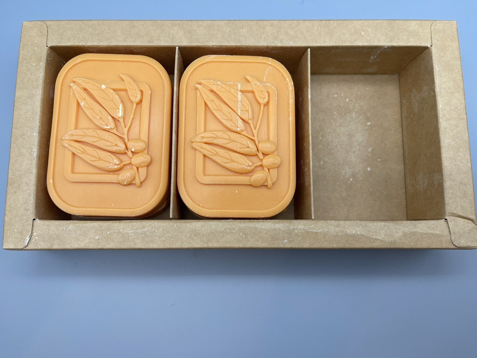 Scottish Fine Soaps 2 Mandarin Olive Oil Shea Butter Guest Soap Bars Scotland