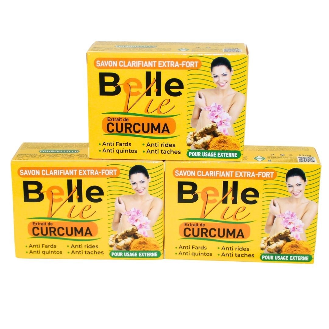 Belle Vie Turmeric Extract Lightening Soap Pack