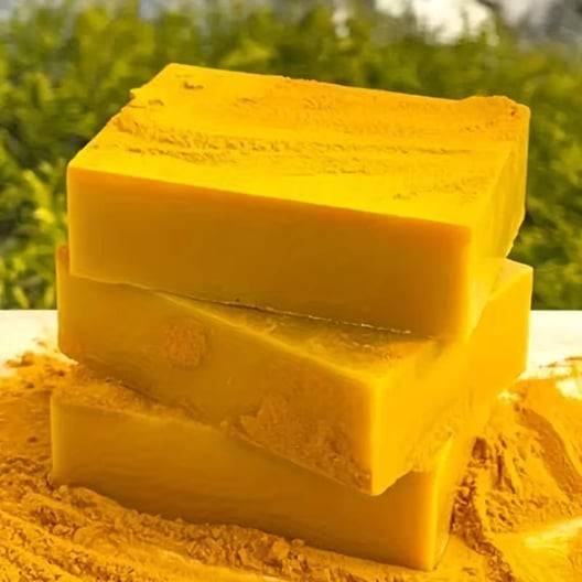 3pcs Turmeric & Kojic Acid Brightening Soap Moisturizing Face Body Cleansing Bar