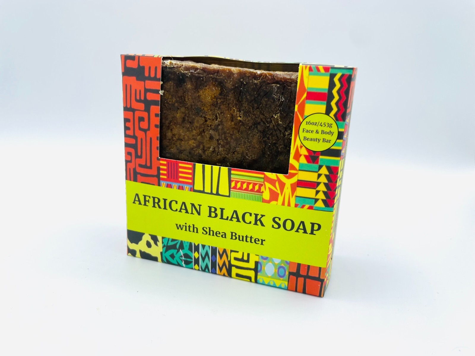 1 Lb Raw African Black Soap PREMIUM QUALITY Organic 100% Pure Natural Ghana