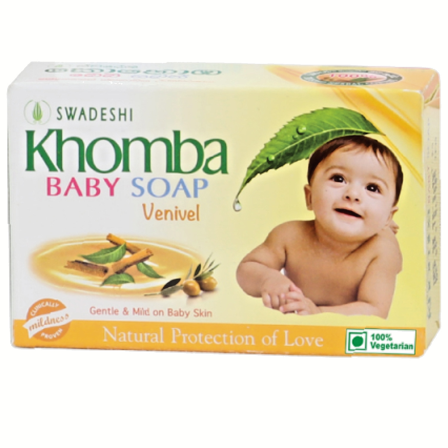 Swadeshi Neem(Khomba/ Margosa) Calumba(Venivel) Natural Herbal Baby Soap NEW