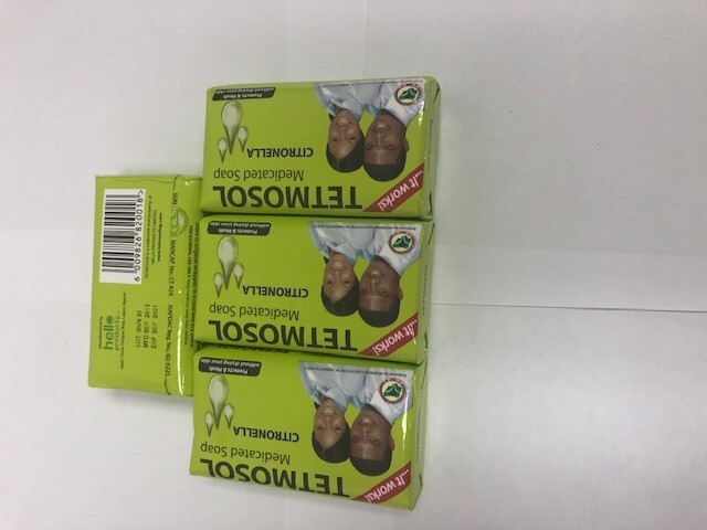 Tetmosol Medicated Soap Citronella (PACK OF 4) USA SELLER