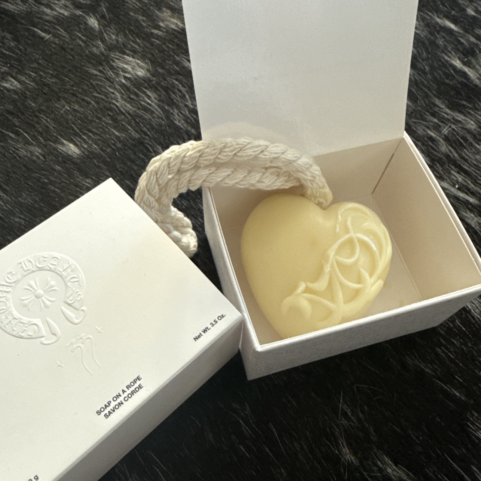 Chrome Hearts Soap On a Rope Heart Shape +33+ Scent. Savon Corde. NEW