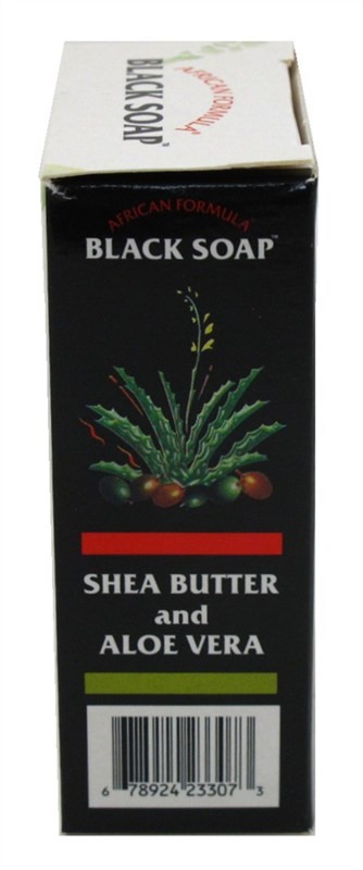African Formula Black Soap 3.5 Ounce Shea Butter & Aloe Vera