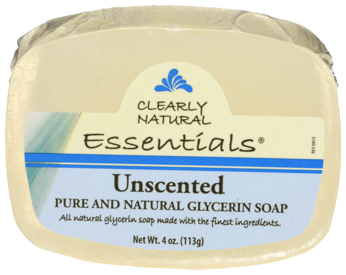 Clearly Natural Glycerin Bar Soap Unscented 1 Each 4 Oz