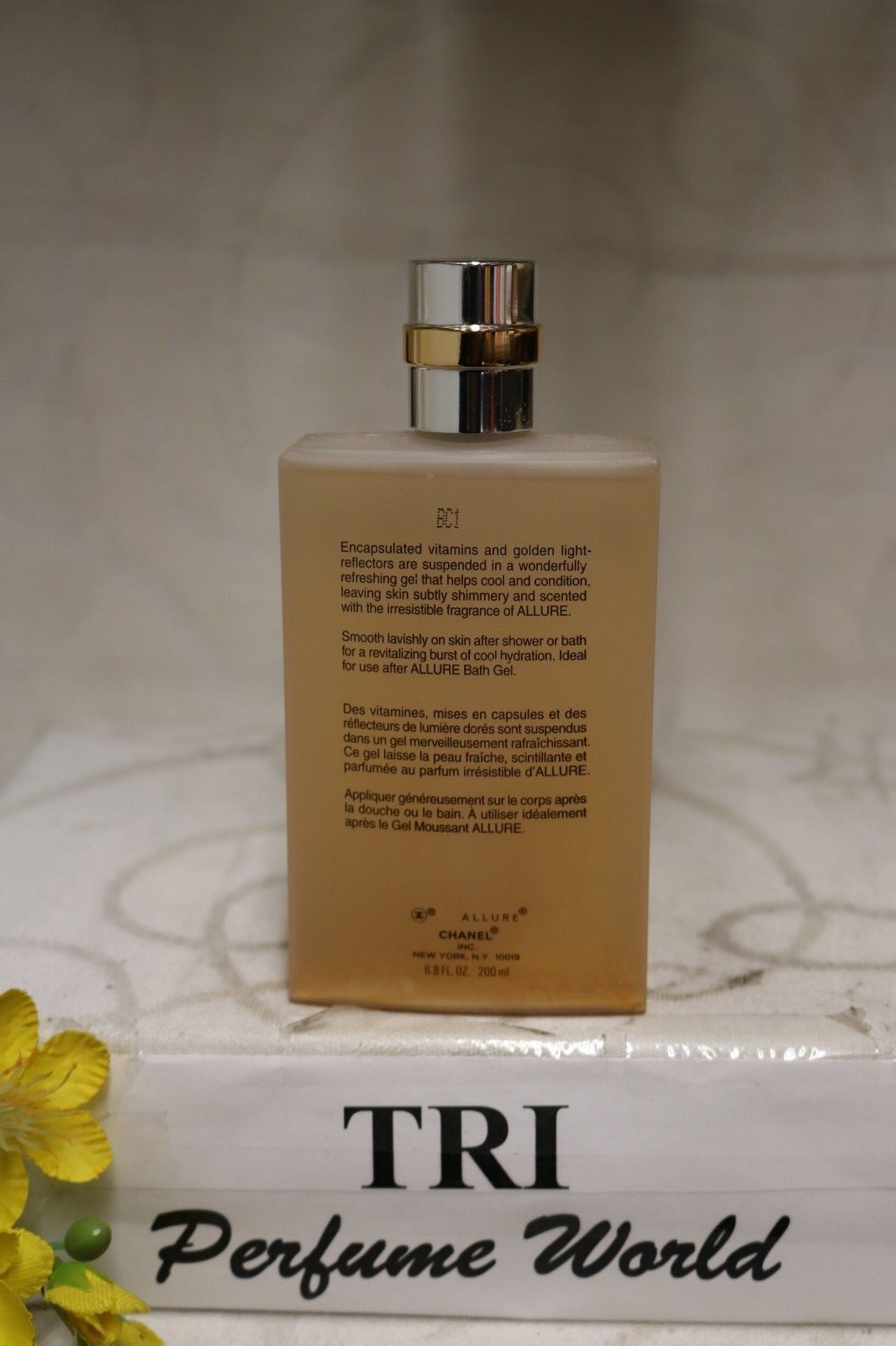 ALLURE by CHANEL Cooling Body Tonic for Women 6.8 oz. Splash * Dab-on
