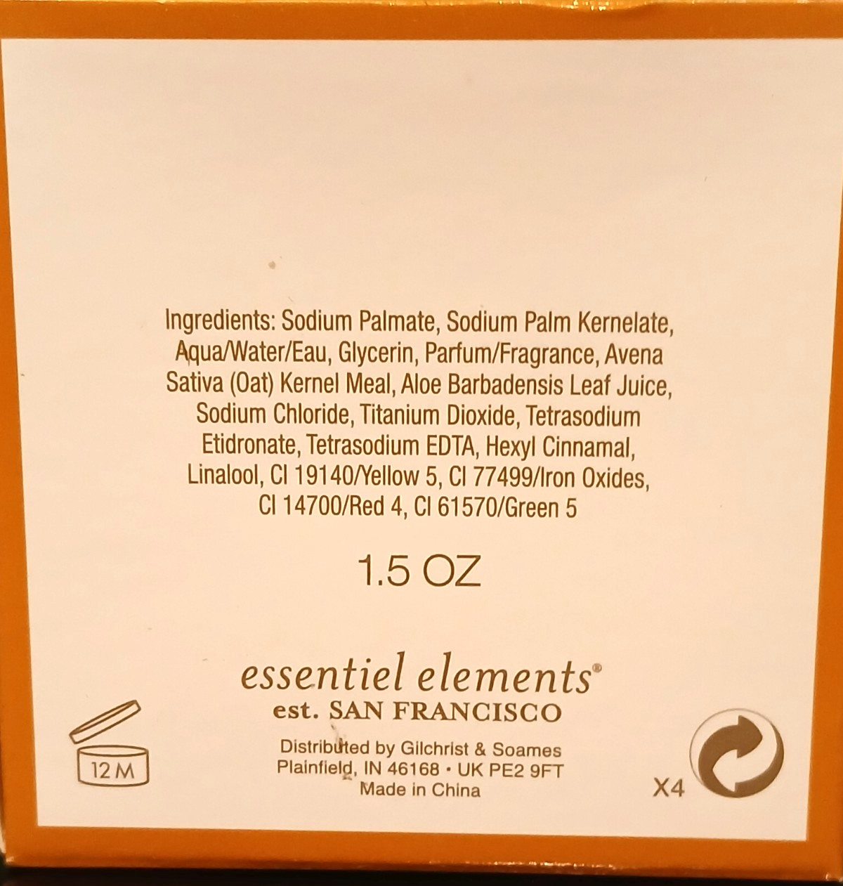 Gilchrist & Soames of London Lot of 10 Bathe Soap Bars 1.5 oz Essential Elements