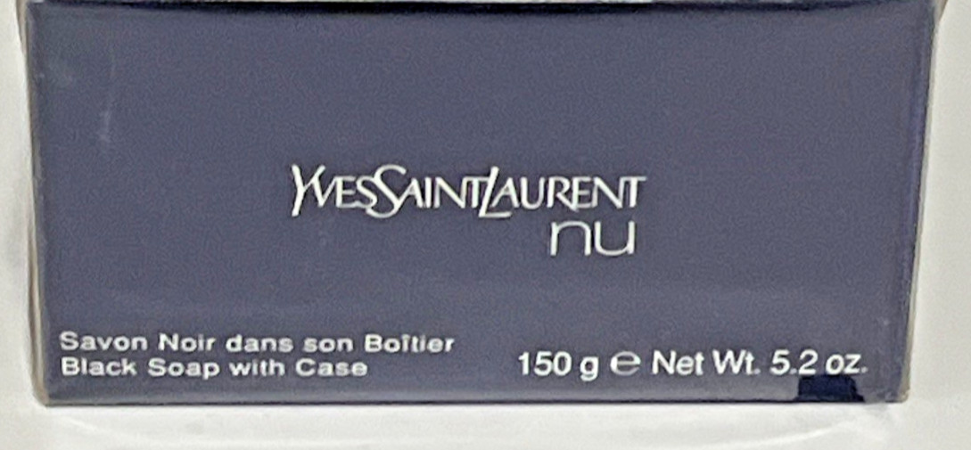 VTG YSL Yves Saint Laurent Nu Black Soap with Case 5.2oz Sealed Rare