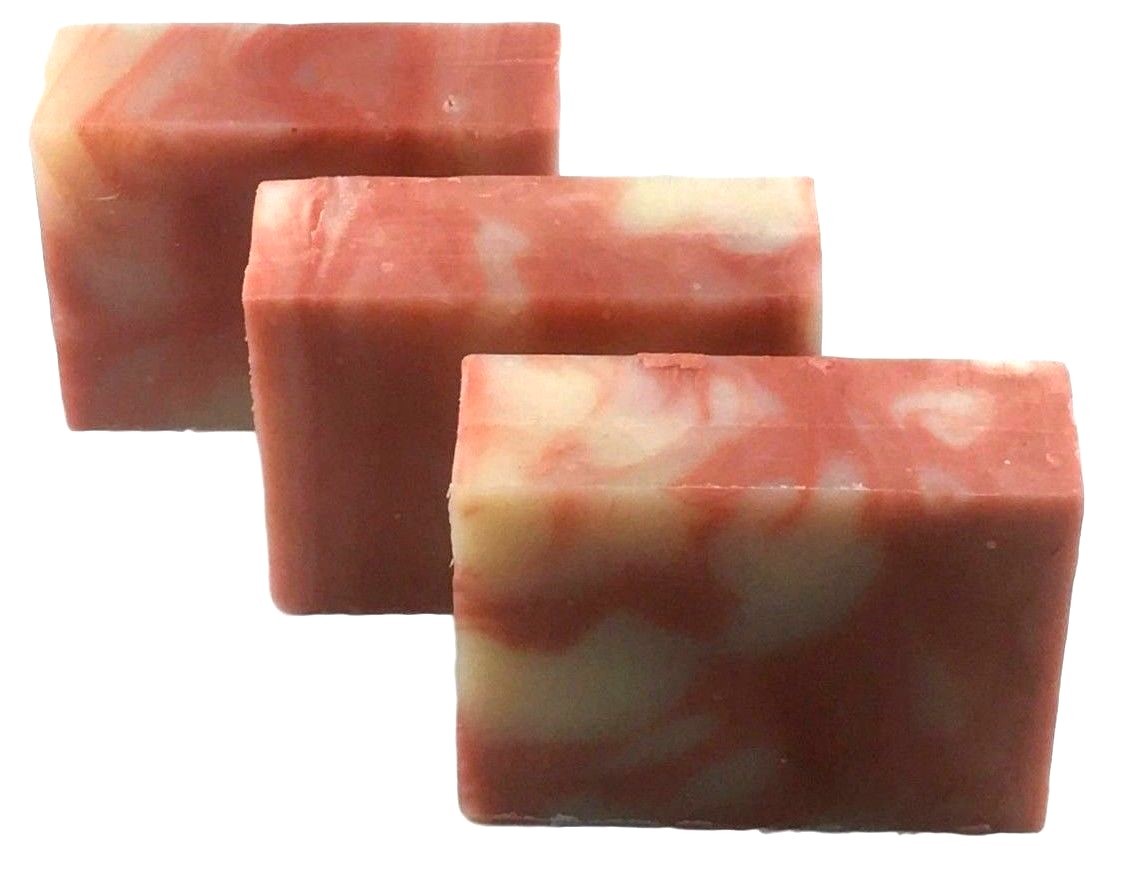Artisan Bar Soap, Pure and Natural,1 1/2 pound or 3 pound loaf. Peppermint Swirl