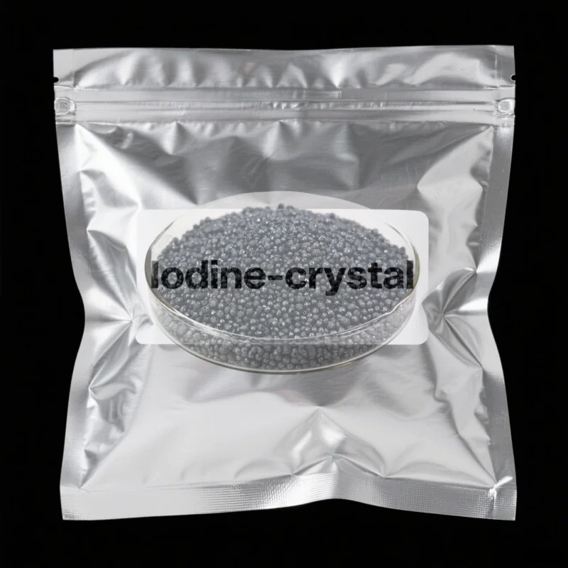 Handmade Soap Custom Packaging 50g / 99.8% Iodine crystal Aluminum Foil Bag NEW