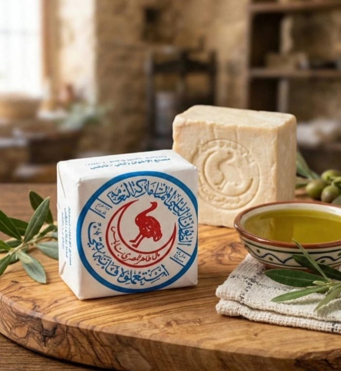 Al Naama Arabic Soap Bar Red Ostrich Logo Original Egyptian Soap