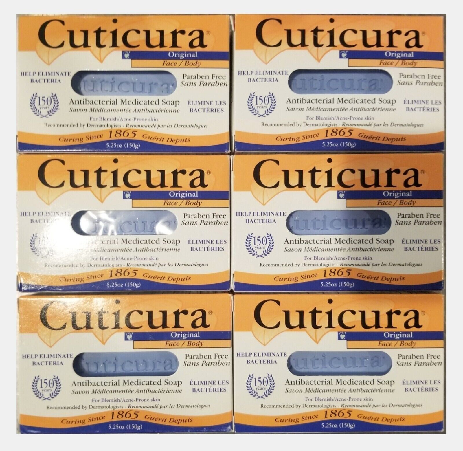 Cuticura Soap Large 5.25oz Bar ( 6 Pack )