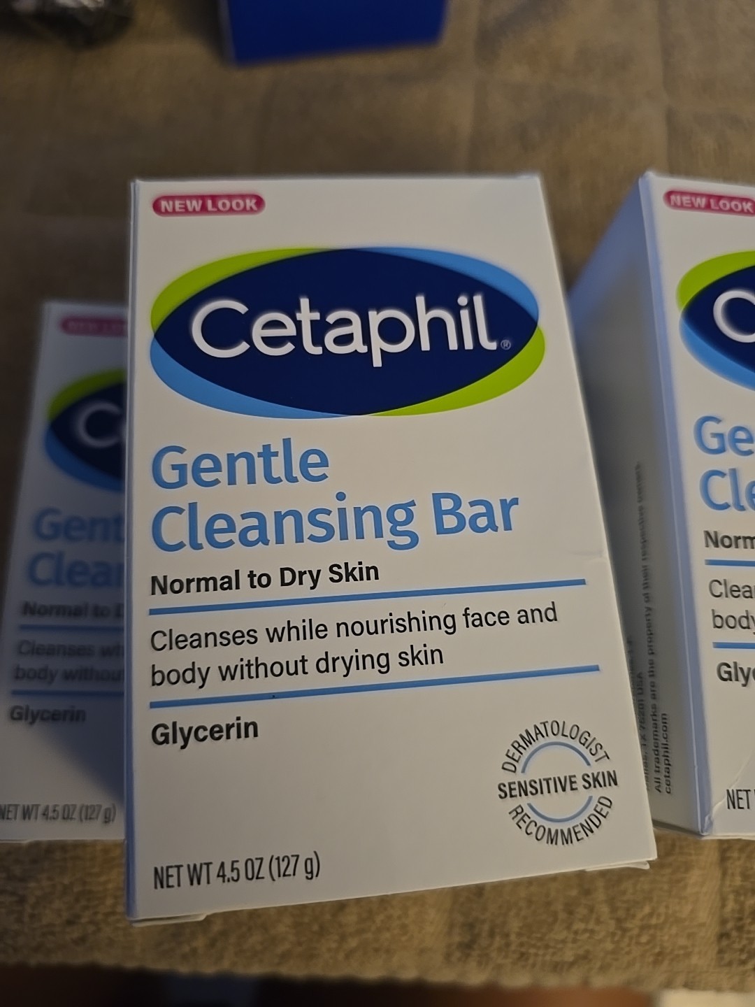 5 Pc CETAPHIL Gentle Cleansing Bar for Dry Sensitive Skin 4.5 oz (L5)