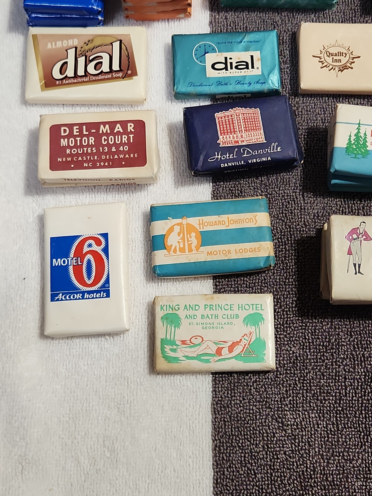 Lot of 62 Luxury Hotel Resort Travel Size Fine Mini Bar Soaps Sealed Vintage