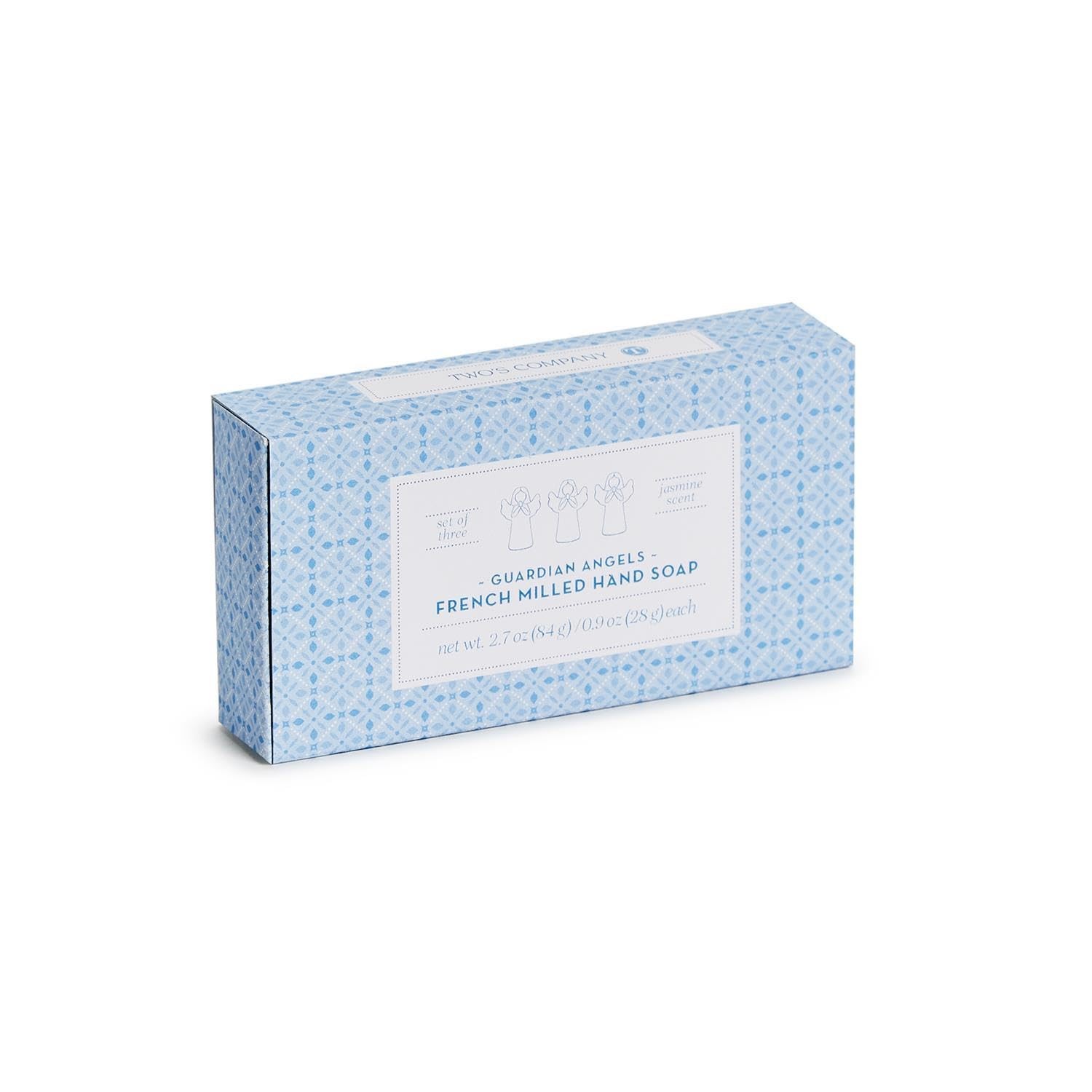 Two’s Company Heaven Scent Guardian Angel Set of 3 French Milled Soap with