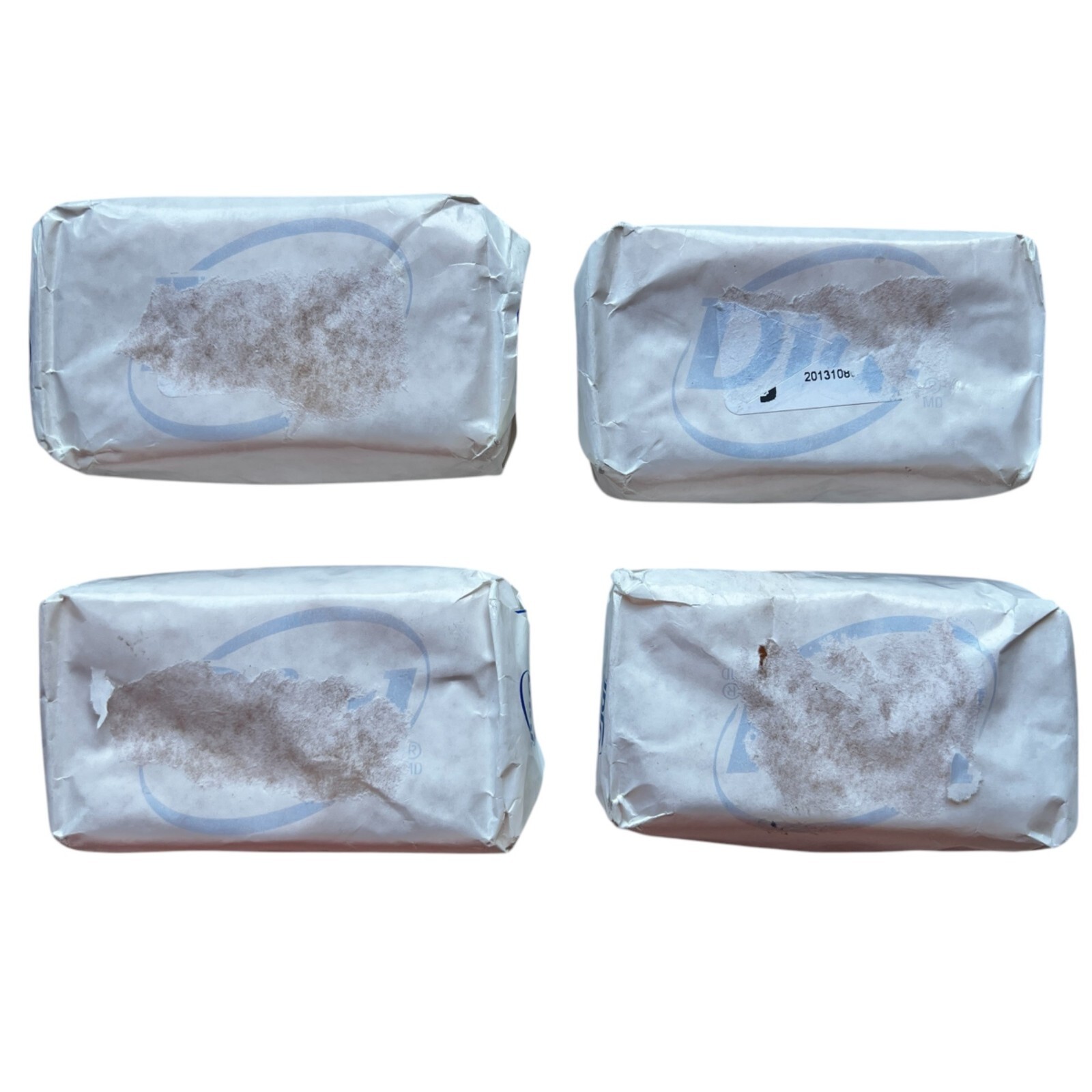 Dial Antibacterial Deodorant Bar Soap 4 Pack White Unopened with Logo