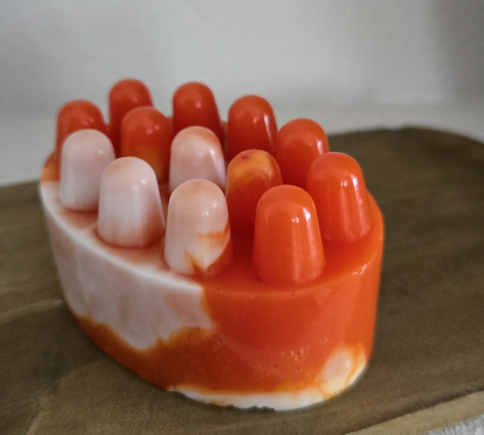  Carrot and Coconut Natural Handmade Soap 5 oz for skin inflammation