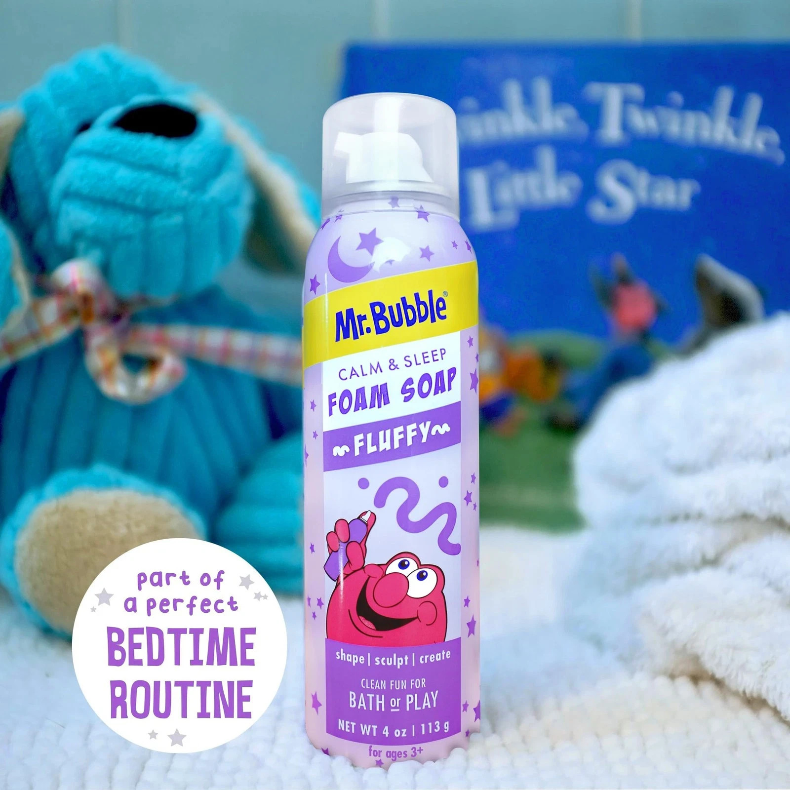Mr. Bubble Calm & Sleep Foam Soap, 4 oz, 4 pack 4 Ounce (Pack of 4)