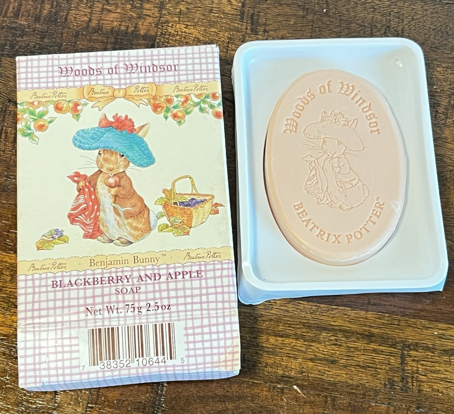 Woods of Windsor Beatrix Potter Novelty Soaps Squirrel Nutkin, Benjamin Bunny