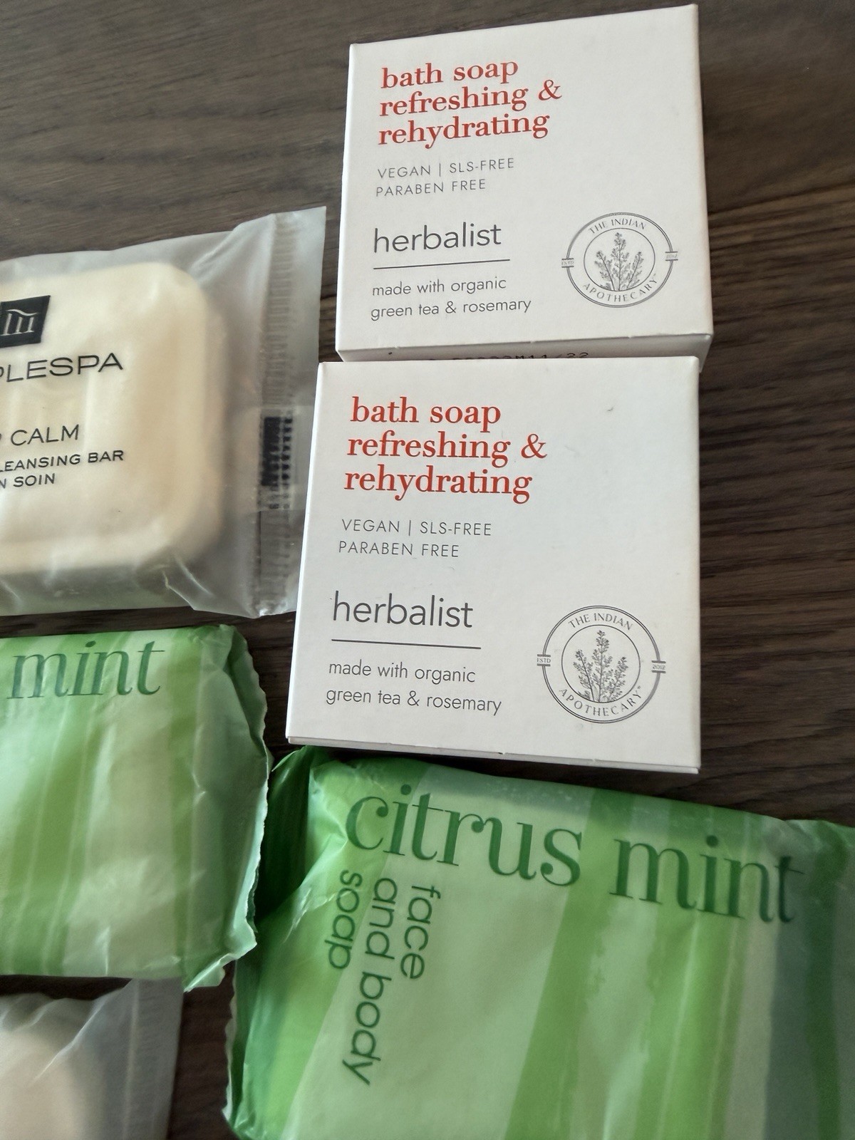 Lot of 18 Luxury Hotel Travel Soaps Mixed Premium Brands Templespa Crabtree