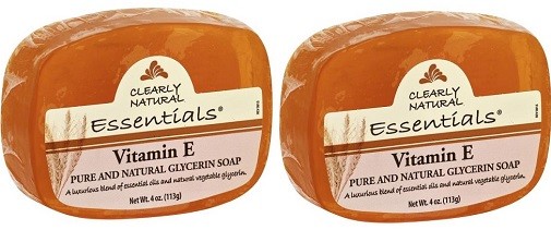 Clearly Natural Essentials Vitamin E Glycerin Soap 2 Pack