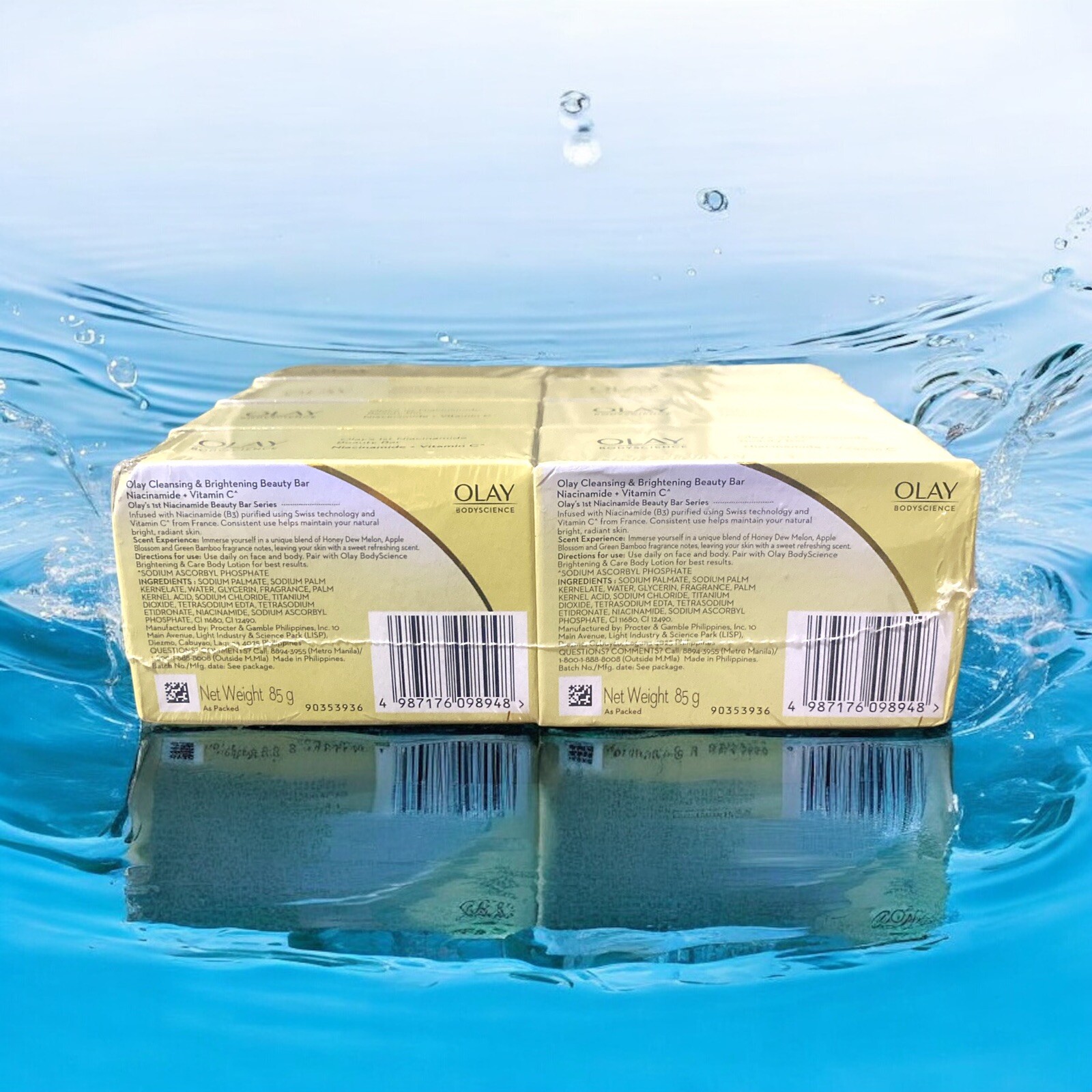 Olay Body Science Soap B3 and Vitamin C Niacinamide Beauty Bar 8 soap bars