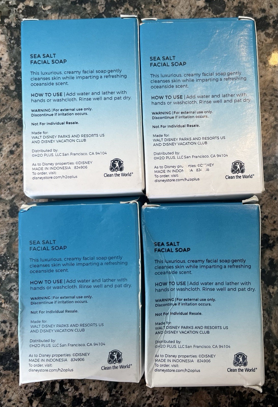 Disney Resorts H2O Besuty Sea Salt Facial Soap Bars (4)