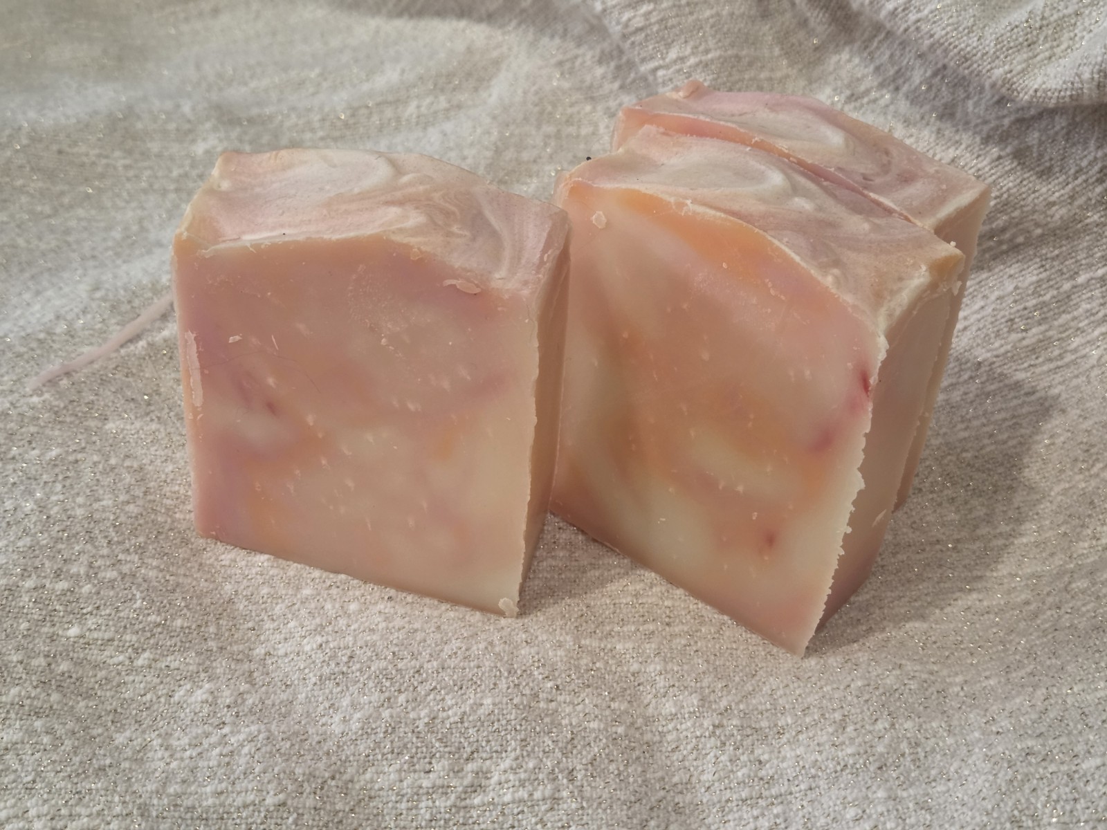 Handmade Peach Poppy Cold Process Soap