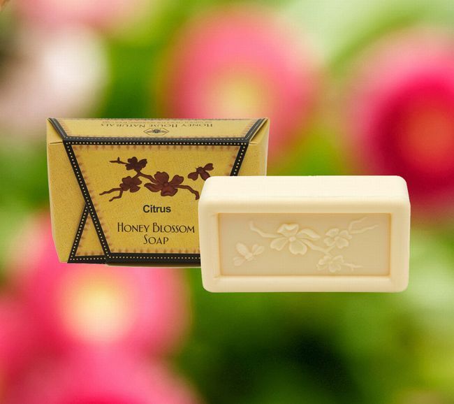 Honey House Naturals Honey Blossom Soap Bath Size Large Bar 6 Oz Citrus