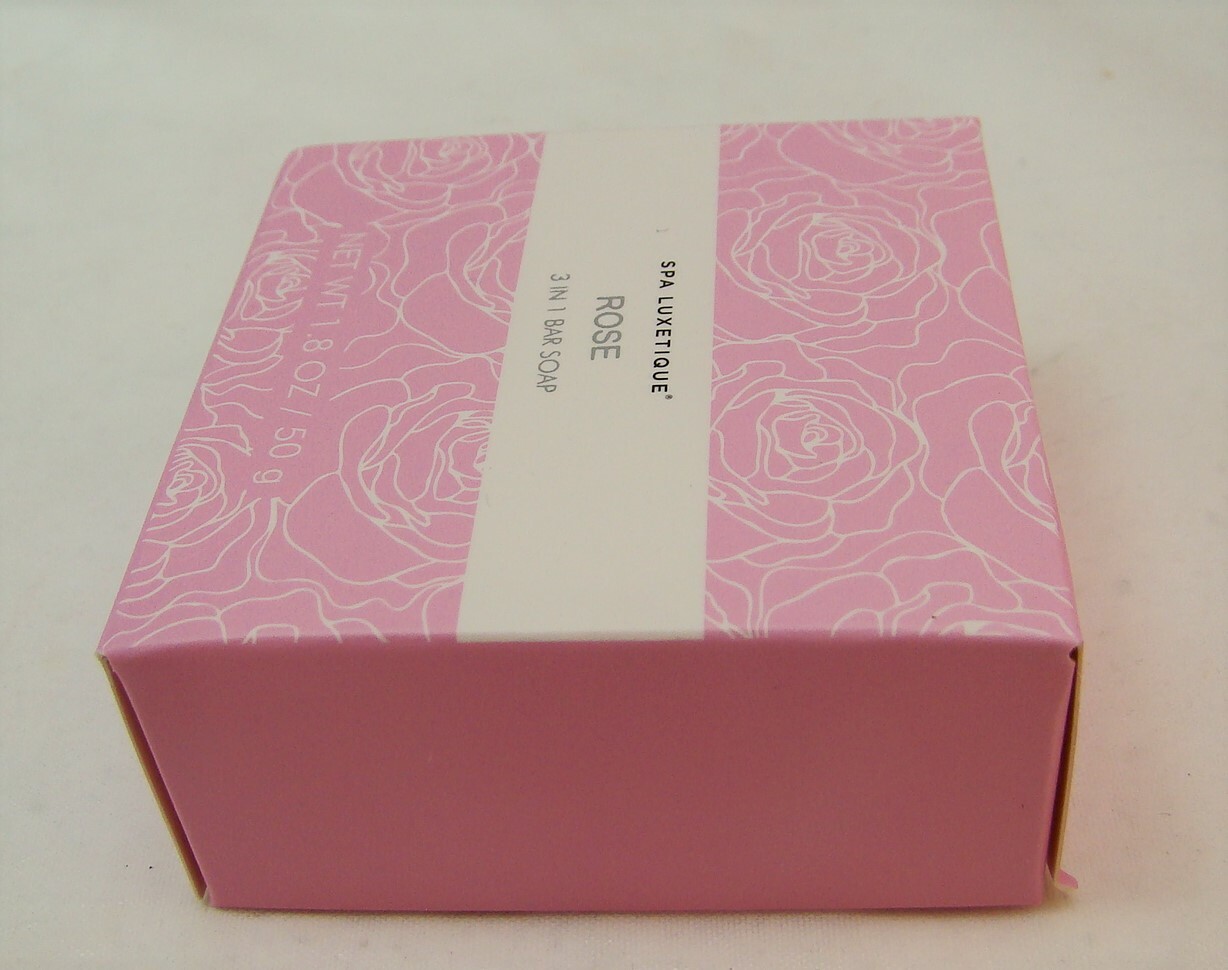 Body & Earth SPA LUXETIQUE ROSE 3 in 1 Soap Bar 1.8 oz., 50 gr NEW NIB