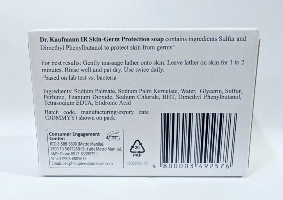 Dr. Kaufmann IR Skin-Germ Protection Soap (2 Bars x 80g)