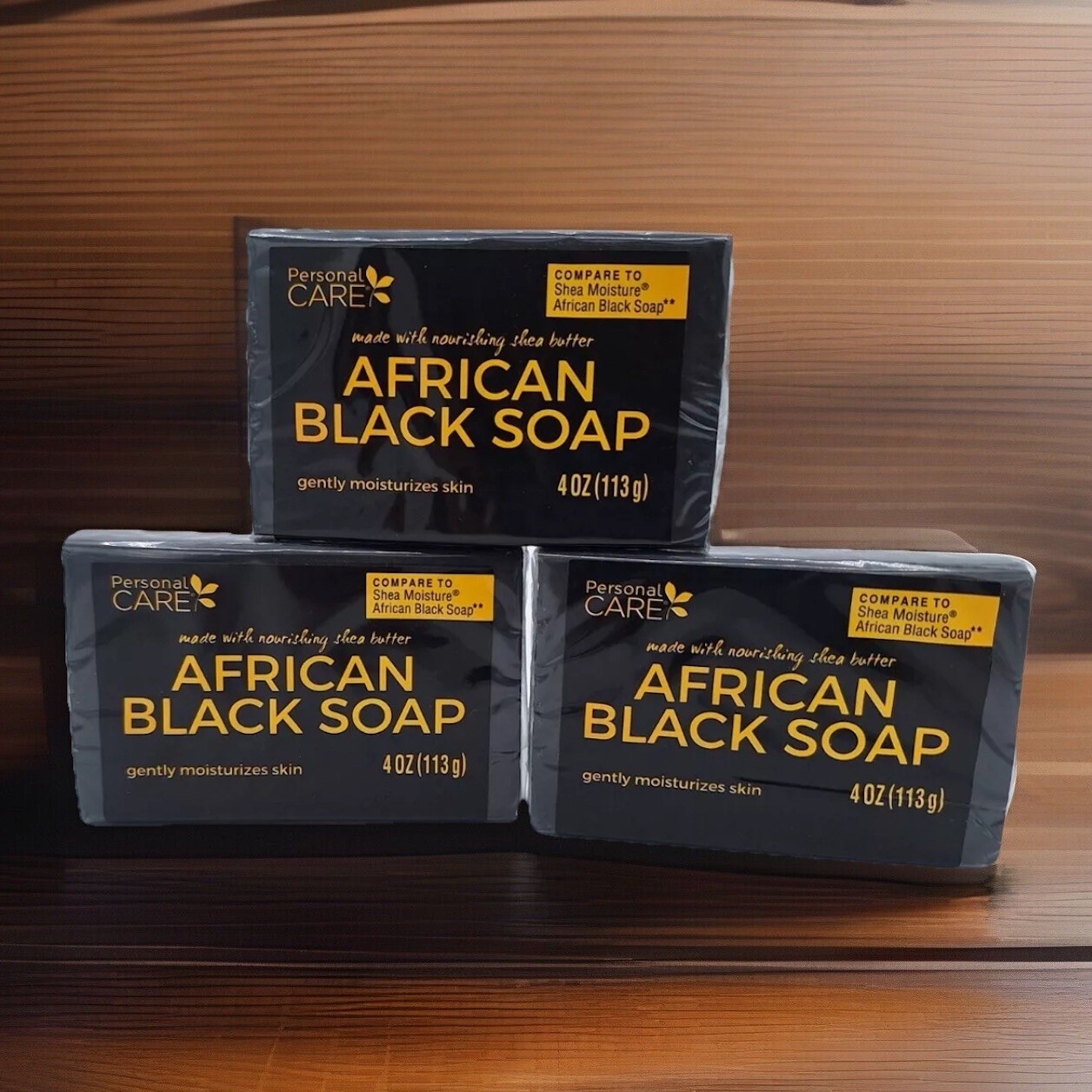 African Black Soap Clarifying Detoxifying Soap 4oz Compare to Shea Moisture