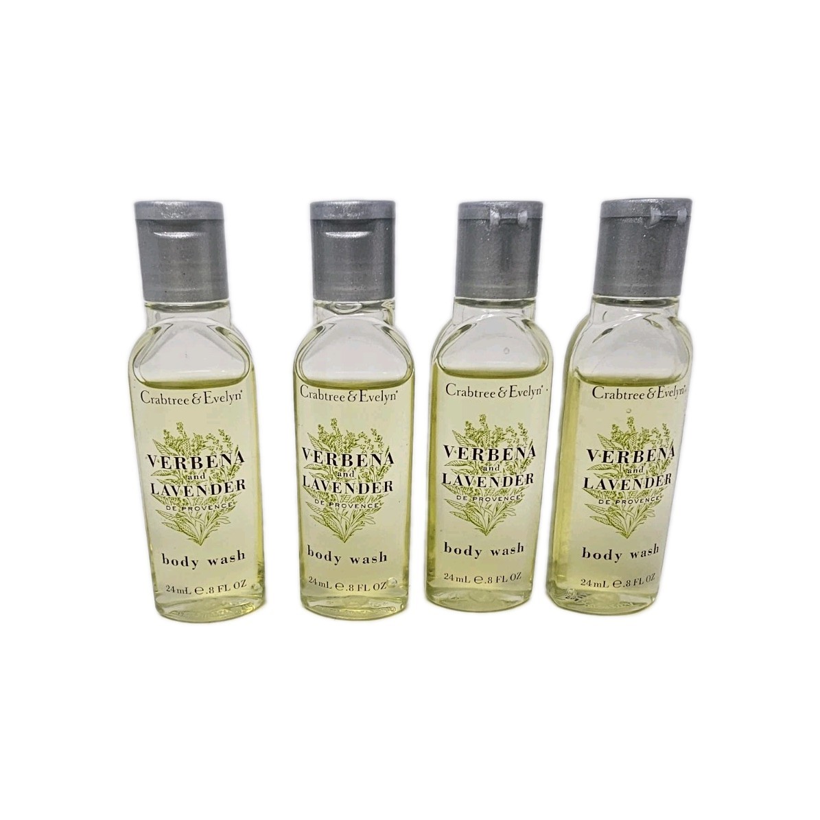 CRABTREE EVELYN Travel Face Body Bar Soaps & 4 Verbena Lavender Body Wash Lot
