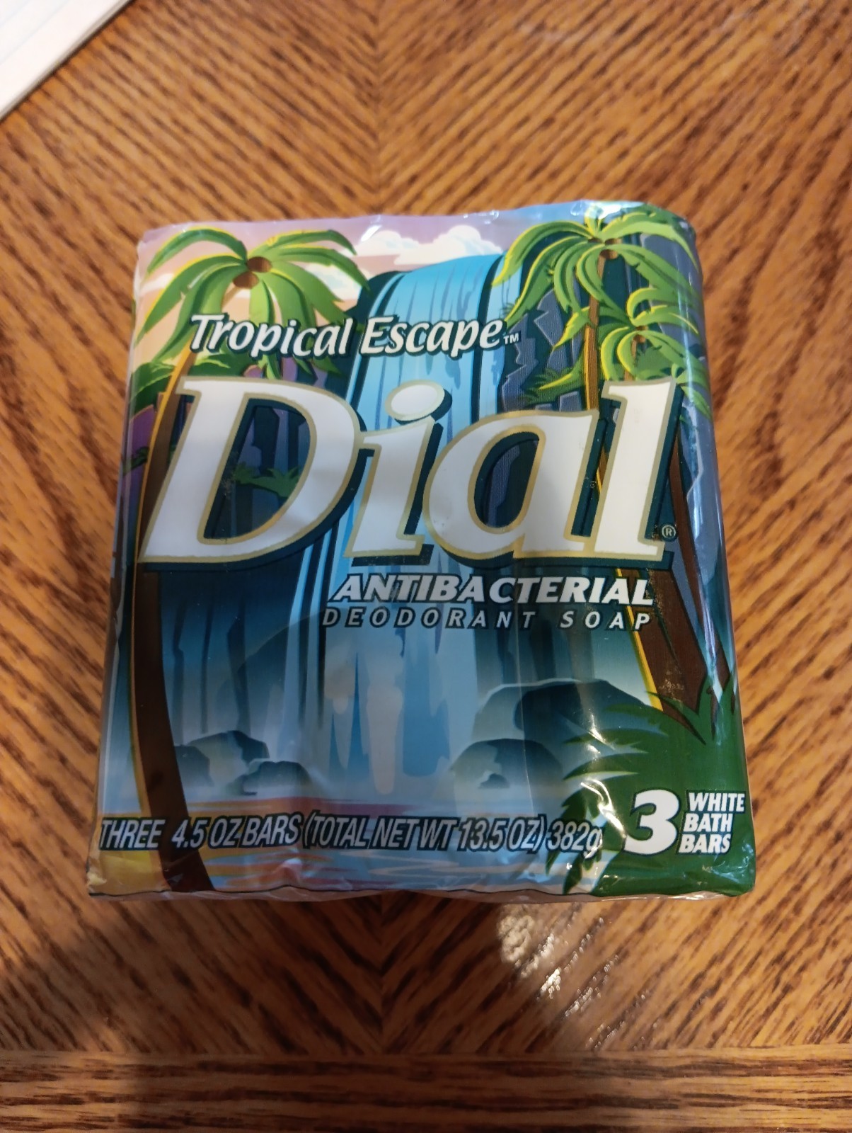 Dial Tropical Escape Antibacterial Soap 3 Bars 4.5 oz Each Sealed Discontinued