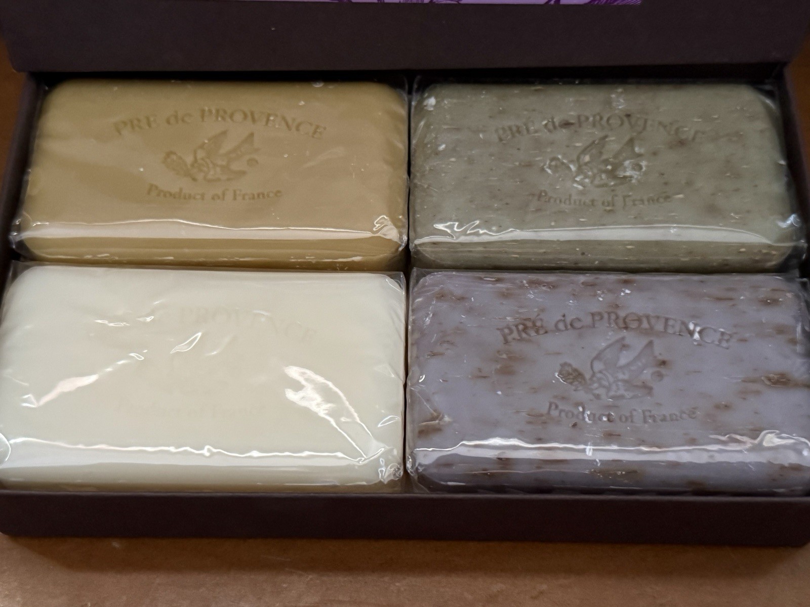 Pre de Provence Lavender Milk Verbena & Sage Soap 150gm Bar Shea Butter Gift Set
