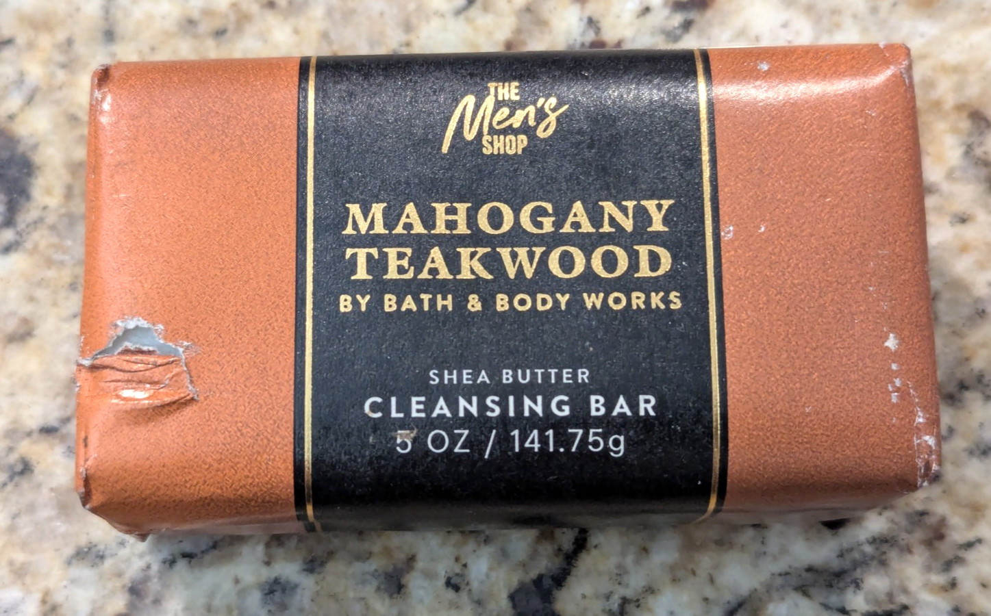 Bath & Body Works The Men’s Shop Mahogany Teakwood Cleansing Soap Bar 5 oz