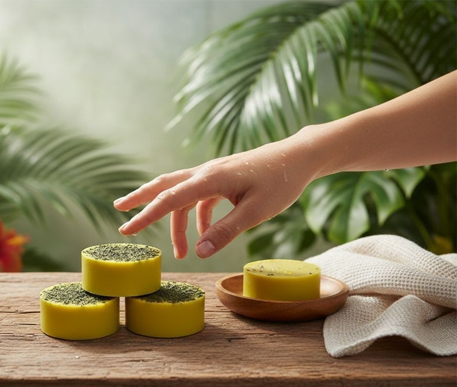 Tropical Pina Colada Exfoliating Bar Soap All Natural Homemade