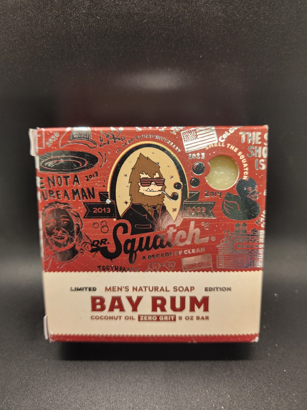 Dr Squatch Limited Edition Soap Bay Rum 10th Anniversary