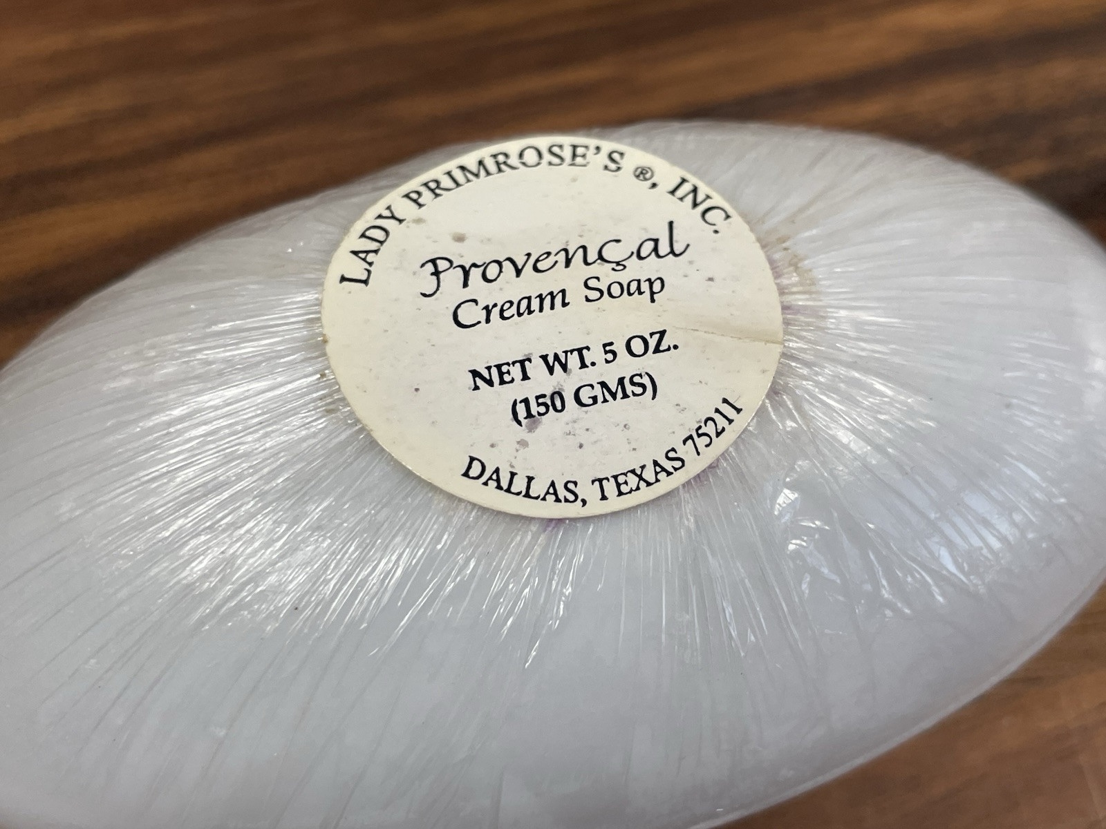New Lady Primrose Provencal Cream Lavender Luxury Bar Bath Soap (3) 5 oz Bars