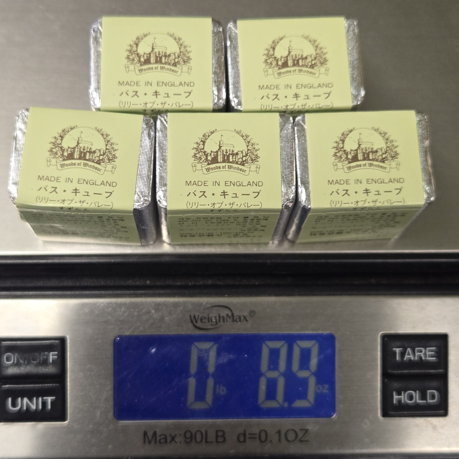 Vintage Woods of Windsor Lily of the Valley Guest Bath Cubes Lot of 5 Japan 225g