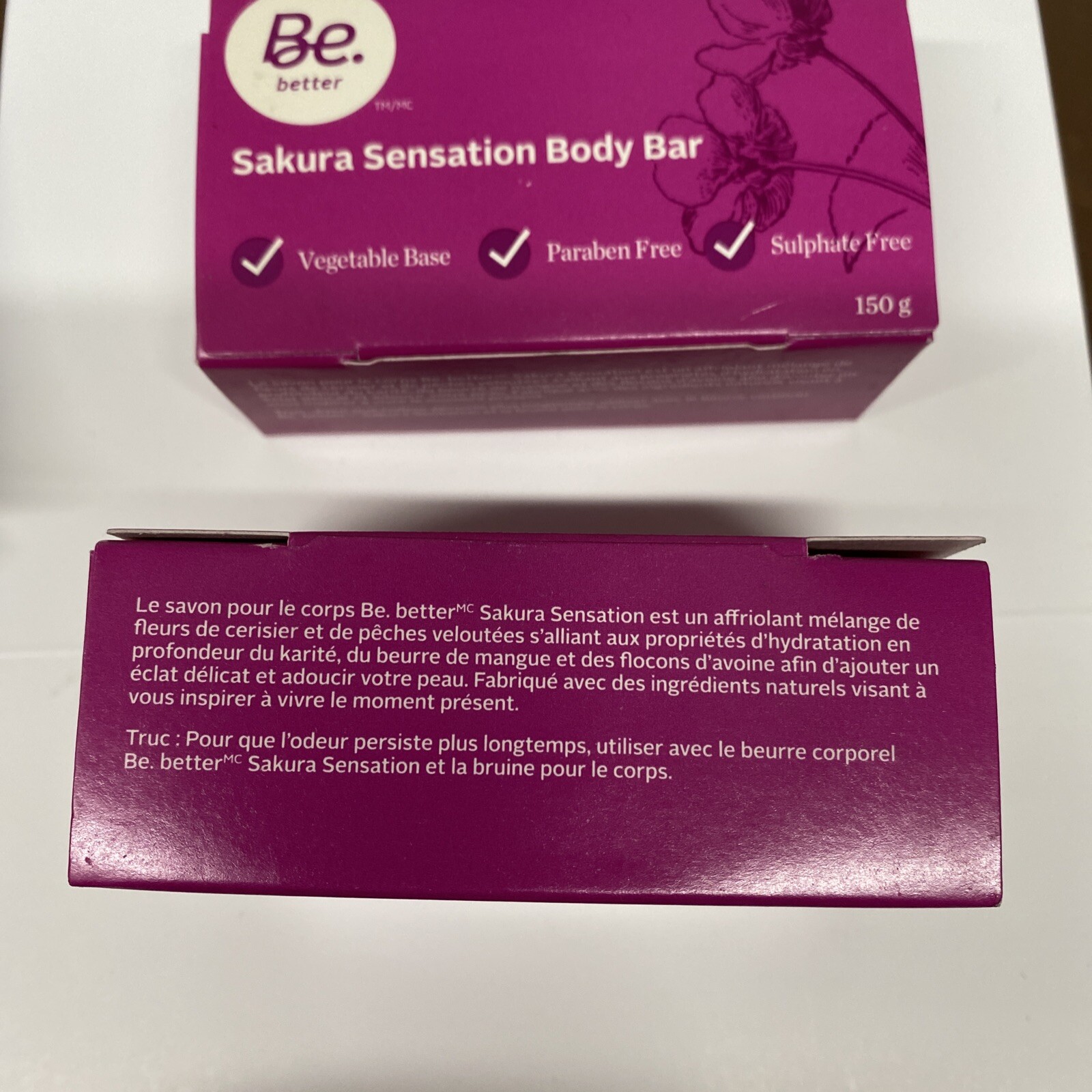 ( 2 bars ) Sakura Sensation Body Bar 150 g